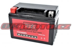 Motobatéria POWER FORCE YTX9-BS - Benelli TRK 502 X, 500ccm - 17-21