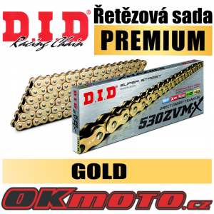 Reťazová sada D.I.D PREMIUM 530ZVMX GOLD X-ring - Honda CBR 600 F, 600ccm - 91-96 D.I.D (Japonsko)