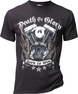 Pánske tričko Death or Glory čierne