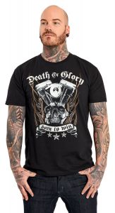 Pánske tričko Death or Glory čierne