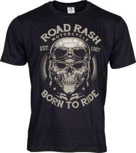 Pánske tričko ROAD RASH čierne