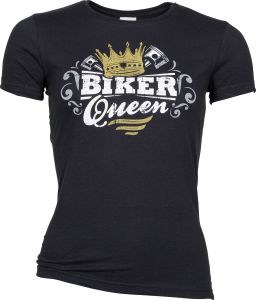 Dámské tričko Biker Queen čierne