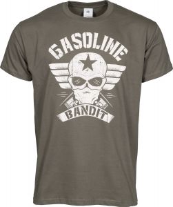 Pánské tričko Army Gasoline Bandit- tmavo olivová