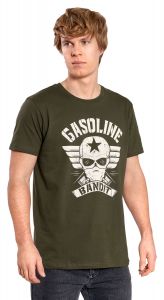 Pánské tričko Army Gasoline Bandit- tmavo olivová