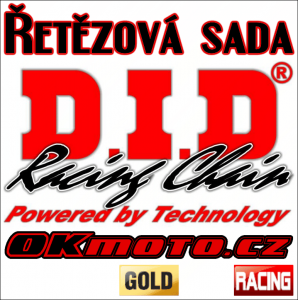 Reťazová sada D.I.D 428NZ GOLD - Honda CBR 125 R, 125ccm - 04>10