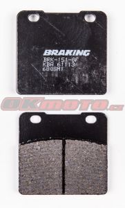 Zadné brzdové doštičky Braking 680SM1 - Suzuki VS 1400 Intruder, 1400ccm - 87-03 Braking (Itálie)