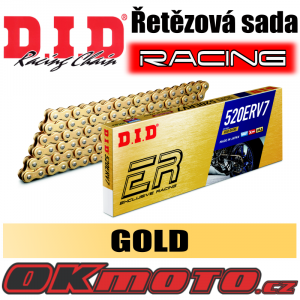 Reťazová sada D.I.D RACING - 520ERV7 GOLD X-ring - Ducati Panigale 1299 R, 1299ccm - 18-21