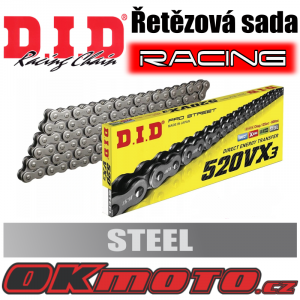 Reťazová sada D.I.D RACING - 520VX3 STEEL X-ring - Ducati Panigale 955 V2, 955ccm - 20-22