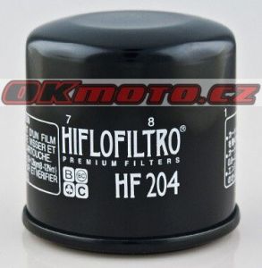 Olejový filter HIFLO filterO HF204 - Honda VFR 800 V-TEC / ABS, 800ccm - 02-16