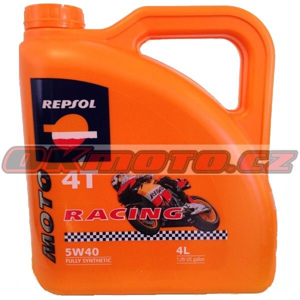 REPSOL - Moto Racing 4T 5W40 - 4L REPSOL (Španělsko)