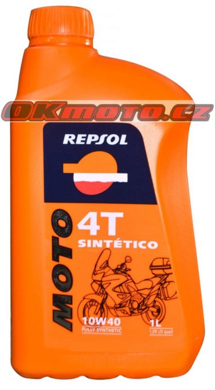 REPSOL - Moto Sintetico 4T 10W40 - 1L REPSOL (Španělsko)