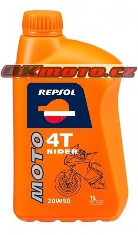 REPSOL - Moto Rider 4T 20W50 - 1L REPSOL (Španělsko)