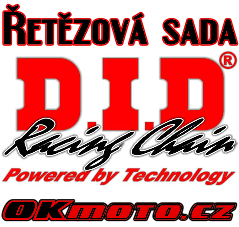 Reťazová sada D.I.D 520VO O-ring - Honda CRM 125, 125ccm - 90>00 D.I.D (Japonsko)