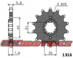 Kalené reťazové koliesko SUNSTAR - Yamaha XT400, 400ccm - 81>84