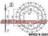 Rozeta SUNSTAR (NEREZ) - Yamaha YZ 125, 125ccm - 02>04