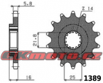 Kalené reťazové koliesko SUNSTAR - Ducati SS 900, 900ccm - 98-02