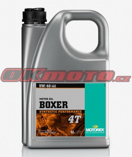 MOTOREX - Boxer 4T 5W/40 - 1L MOTOREX (Švýcarsko)